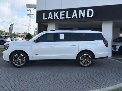 White Metallic 2025 Ford Expedition Max King Ranch
