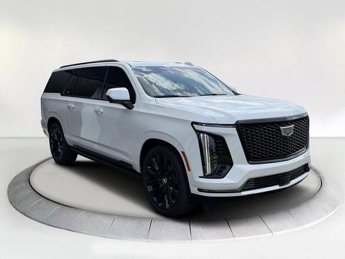 Crystal White 2025 Cadillac Escalade ESV Sport Platinum