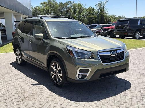 Jasper Green Metallic 2021 Subaru Forester Limited