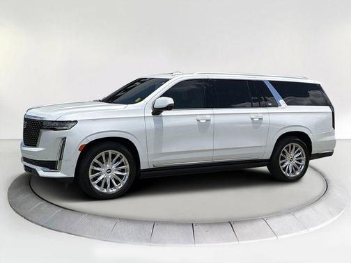 Crystal White 2023 Cadillac Escalade ESV Premium Luxury