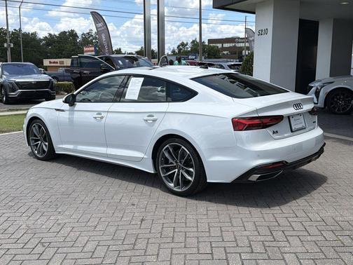 White 2024 Audi A5 Sportback 45 S Line Premium