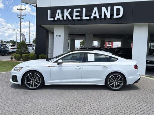 White 2024 Audi A5 Sportback 45 S Line Premium