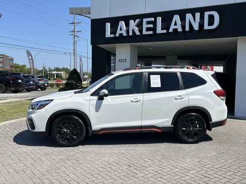 Crystal White Pearl 2019 Subaru Forester Sport