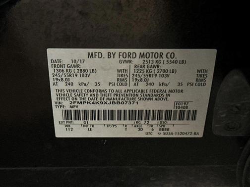 2018 Ford Edge Titanium