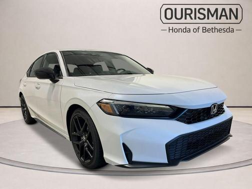 Platinum White Pearl 2026 Honda Civic Sport