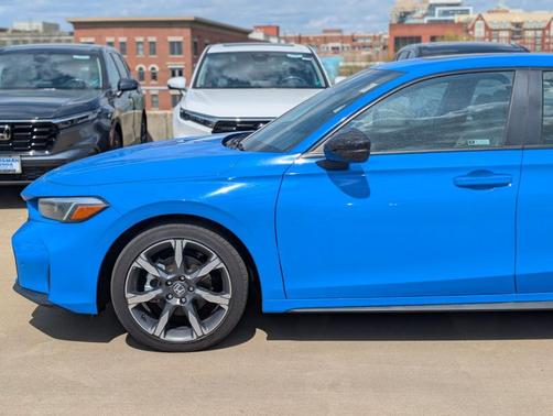 Boost Blue Pearl 2026 Honda Civic Hybrid Sport Touring
