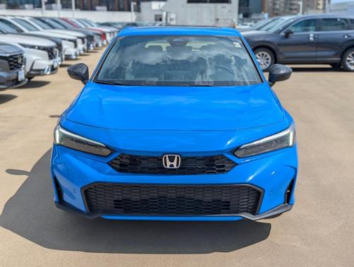 Boost Blue Pearl 2026 Honda Civic Hybrid Sport Touring