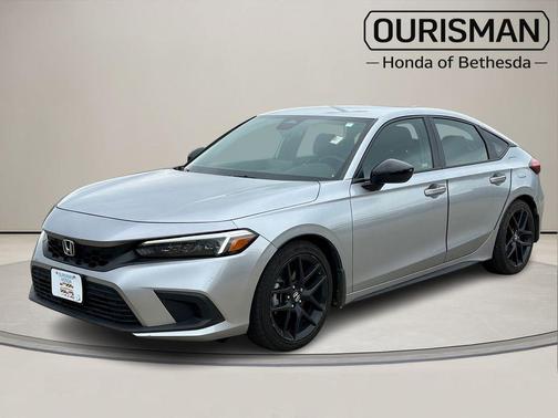 Silver 2024 Honda Civic Sport
