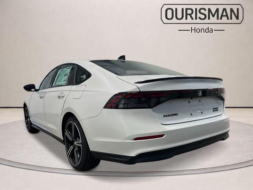 Platinum White Pearl 2026 Honda Accord Hybrid Sport