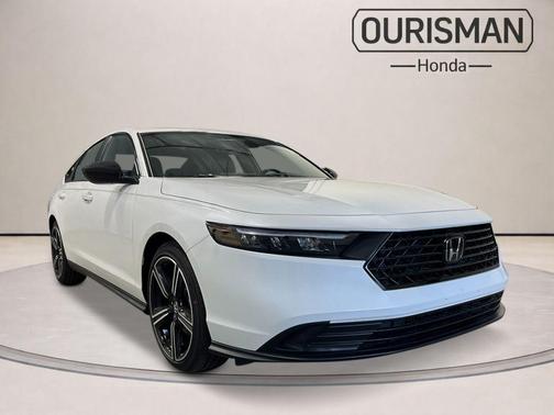 Platinum White Pearl 2026 Honda Accord Hybrid Sport