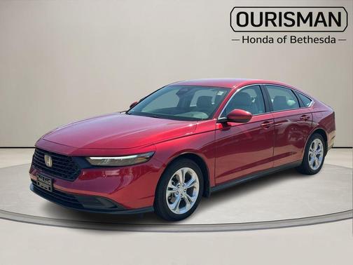 Red 2024 Honda Accord LX