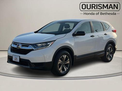 White 2019 Honda CR-V LX