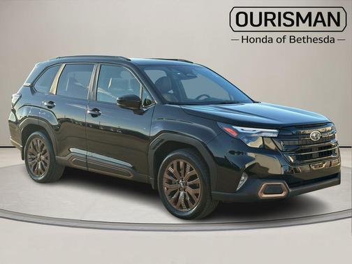 Crystal Black Silica 2025 Subaru Forester Sport