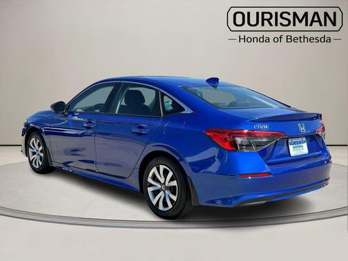 Blue 2024 Honda Civic LX