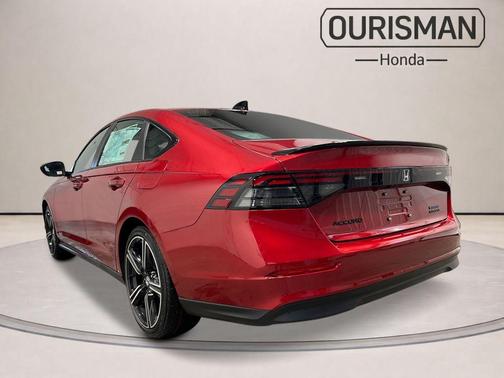 Radiant Red Metallic 2026 Honda Accord Hybrid Sport
