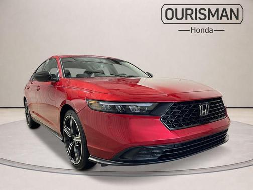 Radiant Red Metallic 2026 Honda Accord Hybrid Sport