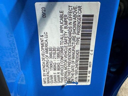 2024 Honda Civic Sport