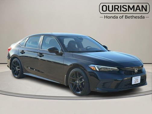 Crystal Black 2023 Honda Civic Sport