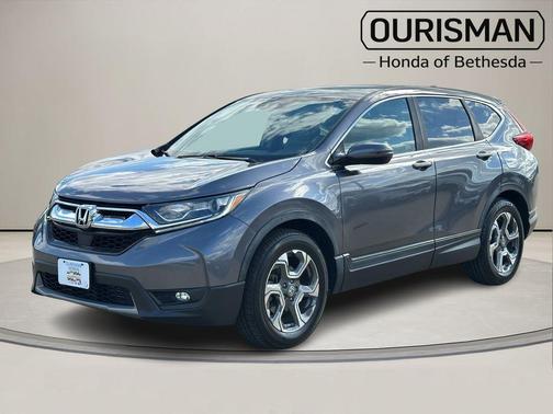 Gray 2018 Honda CR-V EX