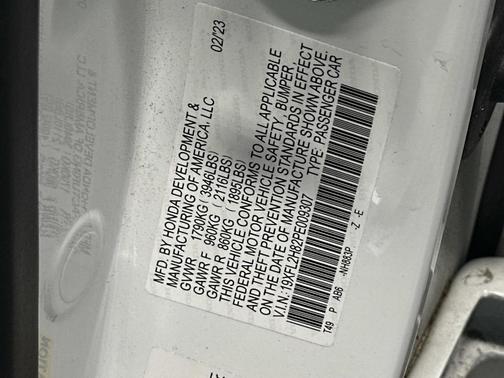 2023 Honda Civic Sport