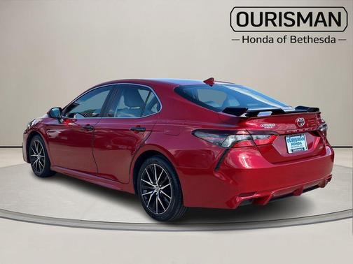 Red 2021 Toyota Camry SE