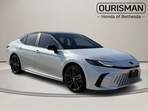 Midnight Black Metallic 2025 Toyota Camry XSE
