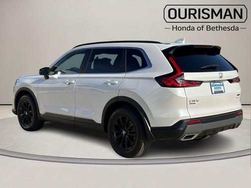 White 2025 Honda CR-V Hybrid Sport-L