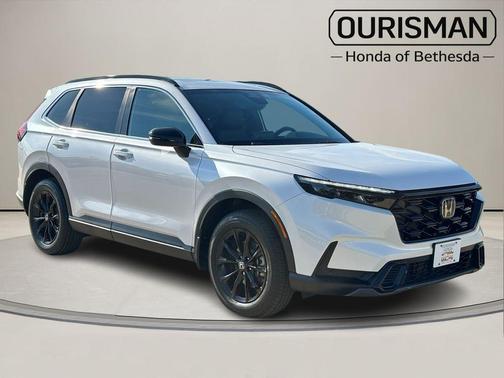 White 2025 Honda CR-V Hybrid Sport-L