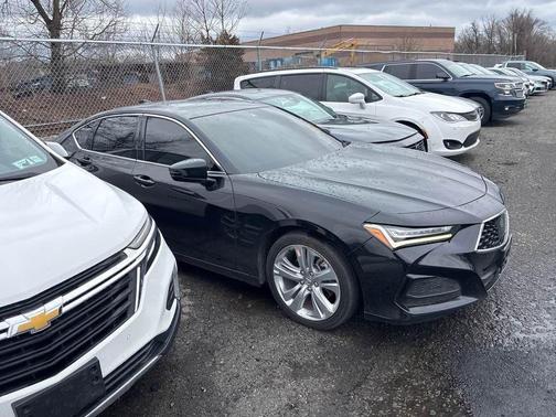 Black 2023 Acura TLX Technology