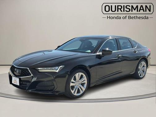 Black 2023 Acura TLX Technology