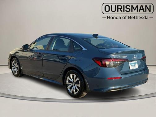 Blue 2025 Honda Civic LX