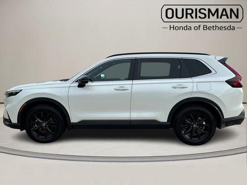 Platinum White 2024 Honda CR-V Hybrid Sport