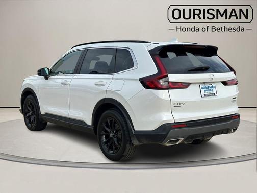 Platinum White 2024 Honda CR-V Hybrid Sport