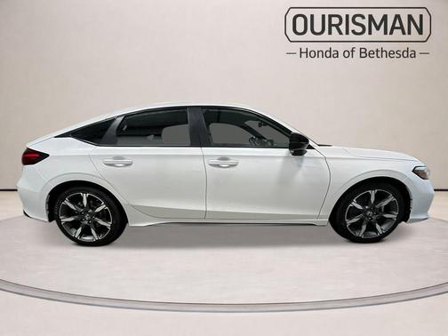 Platinum White Pearl 2026 Honda Civic Hybrid Sport Touring