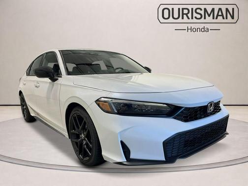 Platinum White Pearl 2026 Honda Civic Sport