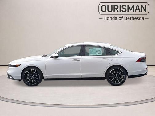 Platinum White Pearl 2026 Honda Accord Hybrid Touring