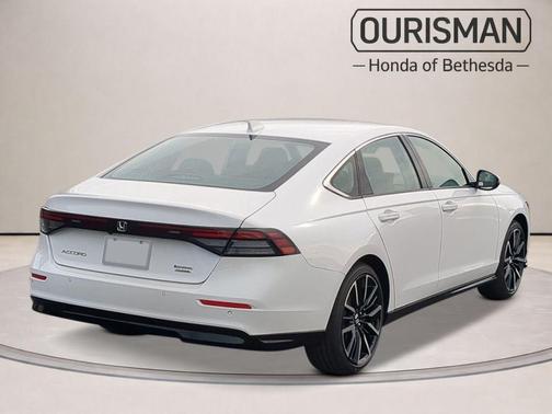 Platinum White Pearl 2026 Honda Accord Hybrid Touring
