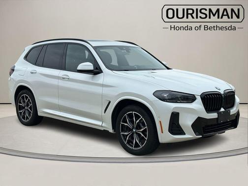 White Metallic 2023 BMW X3 xDrive30i