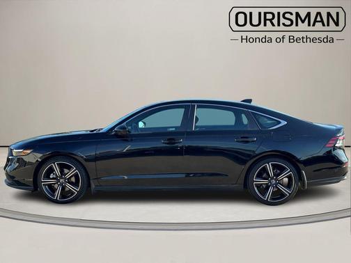 Crystal Black 2024 Honda Accord Hybrid Sport