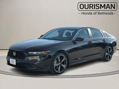 Crystal Black 2024 Honda Accord Hybrid Sport