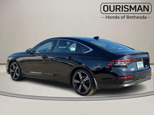 Crystal Black 2024 Honda Accord Hybrid Sport