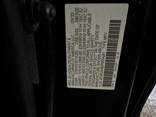 2023 Honda Odyssey Touring