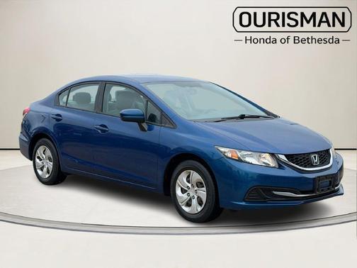 Blue 2015 Honda Civic LX