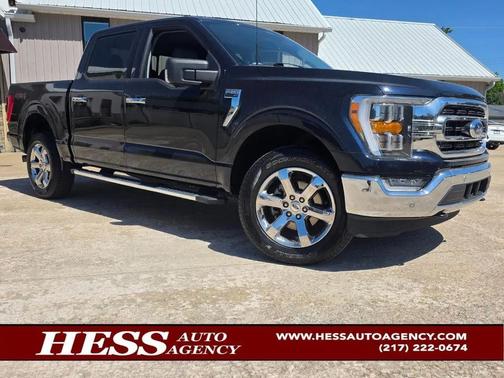 Antimatter Blue Metallic 2022 Ford F-150 XLT