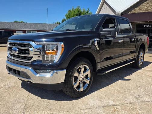 Antimatter Blue Metallic 2022 Ford F-150 XLT