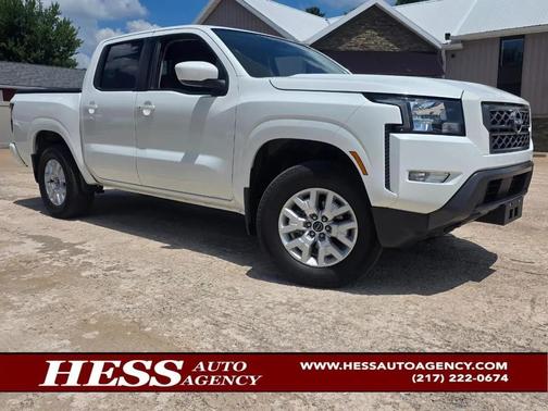 Glacier White 2023 Nissan Frontier SV