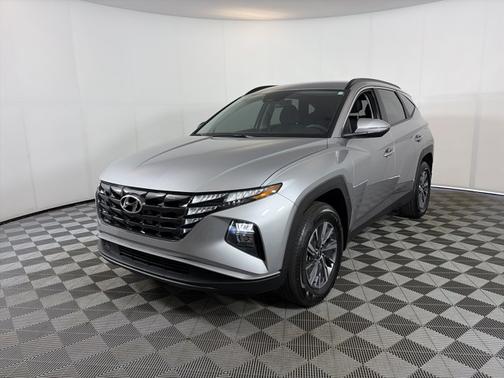 Silver 2023 Hyundai TUCSON Hybrid Blue