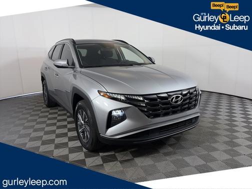 Silver 2023 Hyundai TUCSON Hybrid Blue
