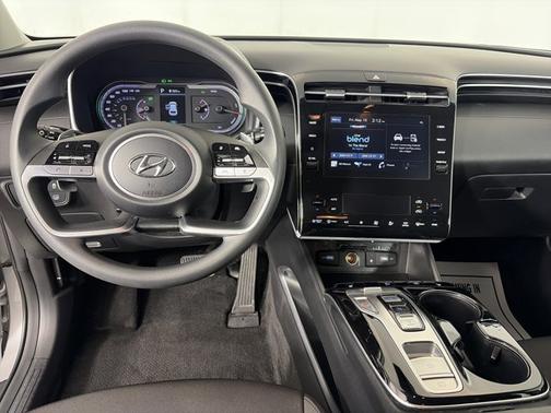 Silver 2023 Hyundai TUCSON Hybrid Blue