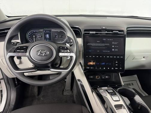White 2024 Hyundai TUCSON Hybrid Blue